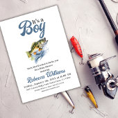 リール・エクサイティング・リトル・フィッシャーマン・ベイビーシャワー 招待状