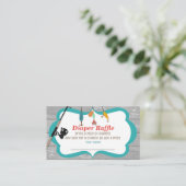 リール・エクサイテッド・フィッシング・マッチングおむつラッフルカード エンクロージャーカード (スタンド正面)