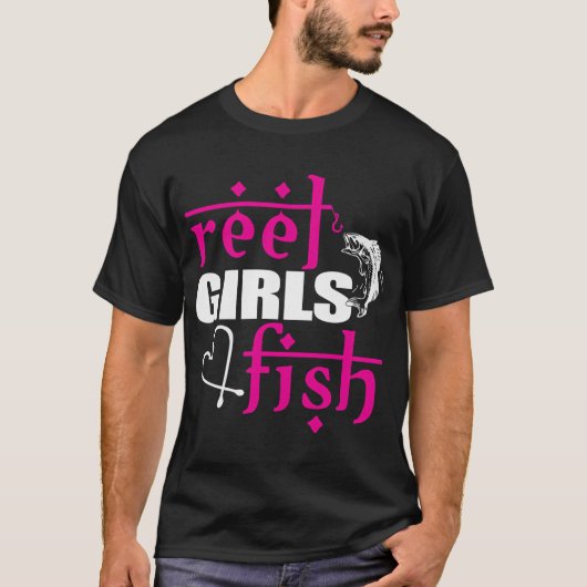 リール ガールズ フィッシュ Tシャツ (正面)