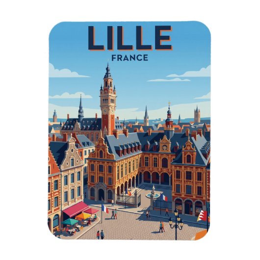 リール フランス マグネット (縦)