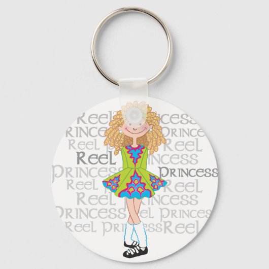 リール・ブロンド キーホルダー (正面)