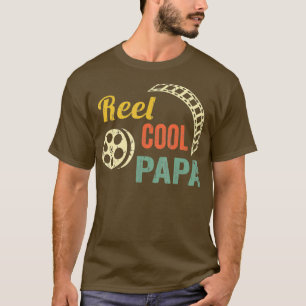 リールPapa映画クール愛好家ギフトプロジェクト Tシャツ