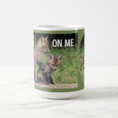 リーンオンミー文字 コーヒーマグカップ (中央)