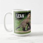 リーンオンミー文字 コーヒーマグカップ (左)