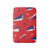 リーン帆船型 バスマット (正面縦)