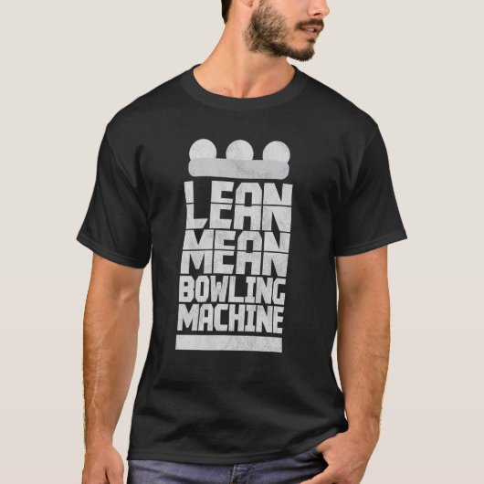 リーン平均ボーリング機おもしろい用芝生ボーリングシャツ Tシャツ (正面)
