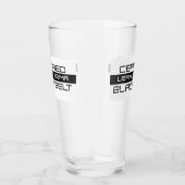 リーン・シックス・シグマブラック・ベルト タンブラーグラス (右)