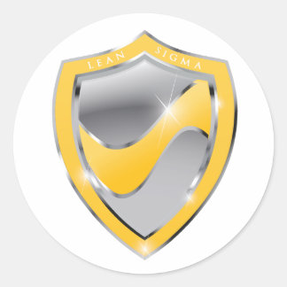 リーン・シックス・シグマ・イエロー・ベルト認定 ラウンドシール