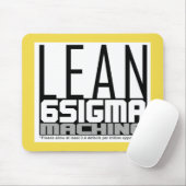 リーン・シックス・シグマ・マシン(黄色) マウスパッド (マウス)
