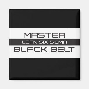 リーン·シックス·シグマ·マスター·ブラック·ベルト マグネット
