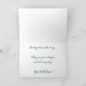 「リーン・ツー・スウィート・リーン・ツー」Well Card カード (内部)