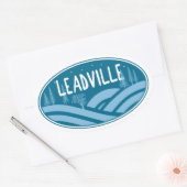 リーヴィルコロラドアウトドア 楕円形シール (封筒)