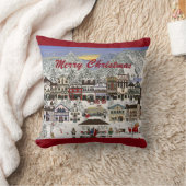 リーヴンワース・ワシントン・ピローのクリスマス クッション (ブランケット)