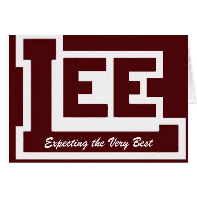 リー内陸のカード (正面横)