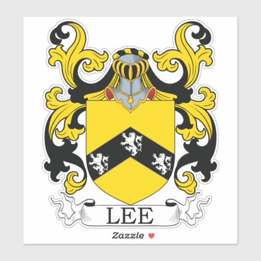 リー家紋 シール (シート)