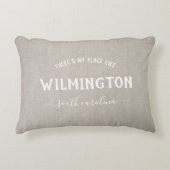 リー素朴ネンホーム·バーラップほどの場所はない アクセントクッション (正面)