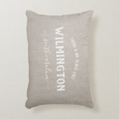 リー素朴ネンホーム·バーラップほどの場所はない アクセントクッション (正面(垂直))