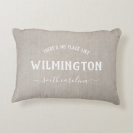 リー素朴ネンホーム·バーラップほどの場所はない アクセントクッション