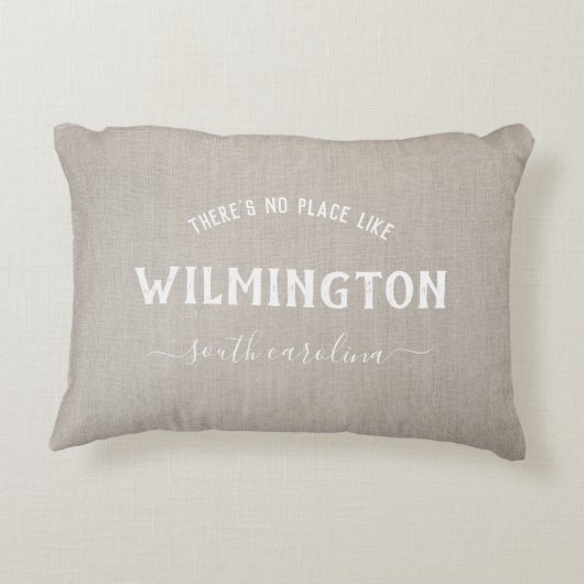 リー素朴ネンホーム·バーラップほどの場所はない アクセントクッション (裏面)