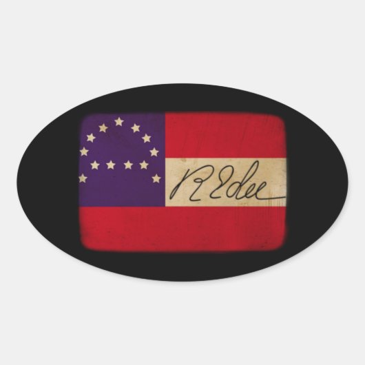 リー総本部署名 楕円形シール (正面)