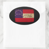 リー総本部署名 楕円形シール (バッグ)