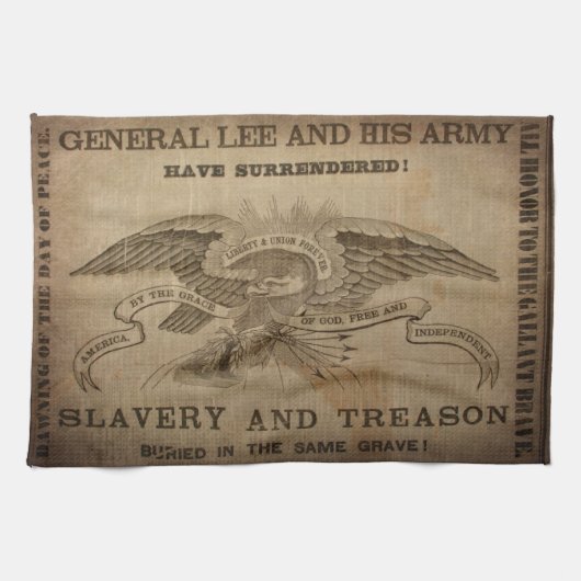 リー降伏だ! キッチンタオル (横)