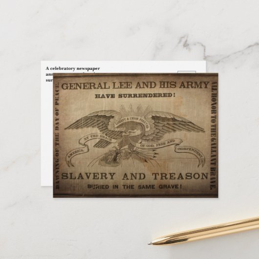 リー降伏だ!ポストカード ポストカード (正面/裏面インサイチュ)