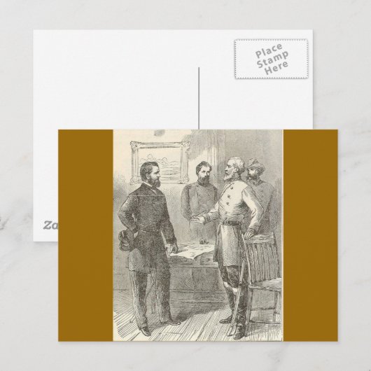 リー降伏 ポストカード (正面/裏面)