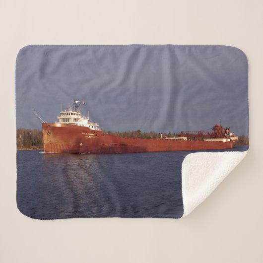 リー・アレッサシェルパ毛布 シェルパブランケット (正面(横))