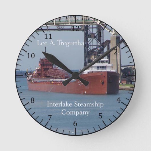 リー・アレッヒ・トレガルタ時計 ラウンド壁時計 (正面)