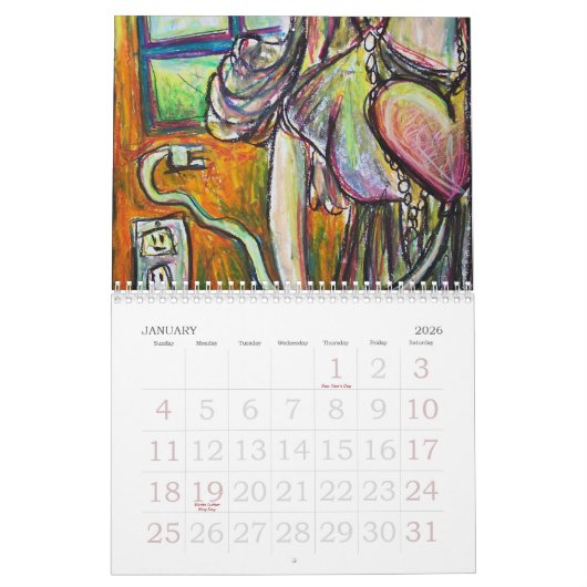 リー カレンダー (1月 2026)