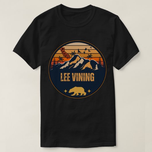 リー・バイニング, カリフォルニア Tシャツ (デザイン正面)