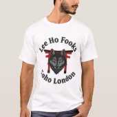 リー・ホー・フックス ウルフ ロゴ Tシャツ (正面)