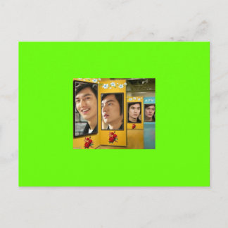 リー・ミンホファン ポストカード