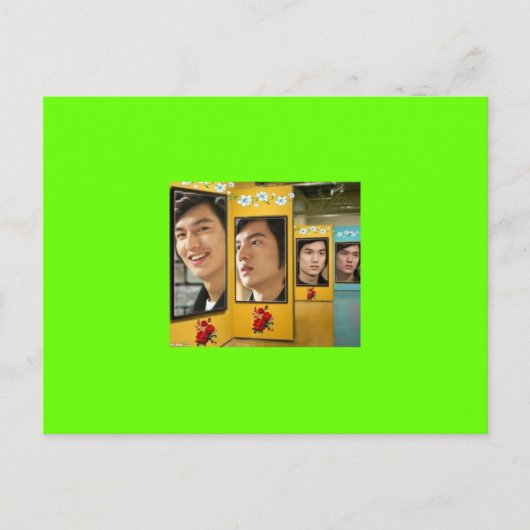 リー・ミンホファン ポストカード (正面)