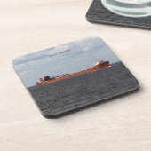 リーA. Tregurthaセット6個のプラスチック製コースター コースター (左側)