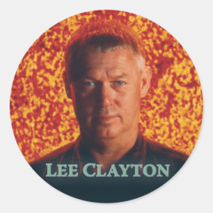 リーClaytonの円形のステッカー2 ラウンドシール
