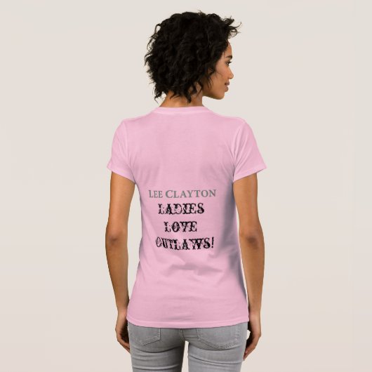 リーClaytonの女性愛はワイシャツを不法とします Tシャツ (裏面フル)