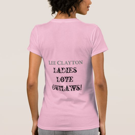 リーClaytonの女性愛はワイシャツを不法とします Tシャツ (裏面)
