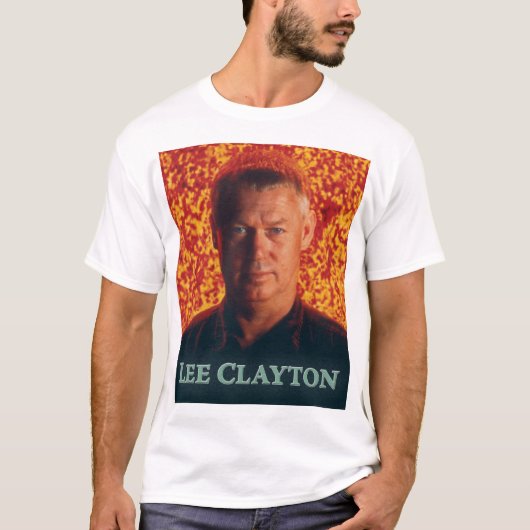 リーClaytonの白のワイシャツ Tシャツ (正面)