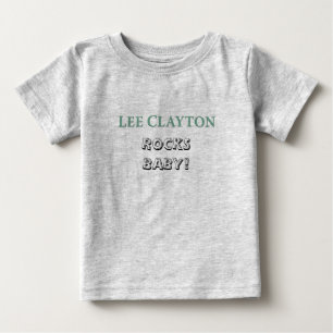 リーClaytonはベビーのワイシャツを揺すります ベビーTシャツ