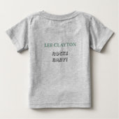 リーClaytonはベビーのワイシャツを揺すります ベビーTシャツ (裏面)