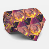 リーVandergrift著紫色のアイリスタイ ネクタイ (ロール)