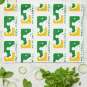 「リ専攻のーグピックルボール」スポーツタオル キッチンタオル (折り畳み)