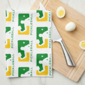 「リ専攻のーグピックルボール」スポーツタオル キッチンタオル (四つ折り)