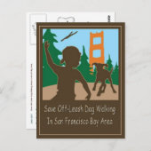 リ救ーシュ外の犬歩く部門、Feinstein議員 ポストカード (正面/裏面)