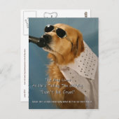 リ救ーシュ外の犬歩く、Feinstein議員 ポストカード (正面/裏面)