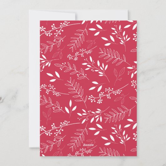 リ結婚したトル・ク結婚リスマスの写真 シーズンカード (裏面)