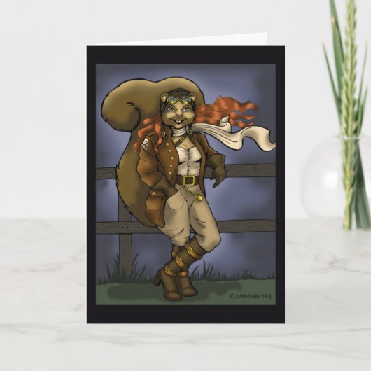 リ飛んでいるス・グリーティング・カード カード (正面)