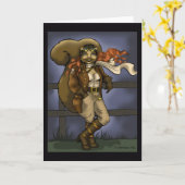 リ飛んでいるス・グリーティング・カード カード (黄色い花)